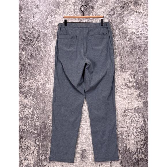 Aether Strand Tech Pants Large Mens Slate Heather Chambray Blue - Picture 2 of 7
